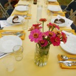 Tables set and ready